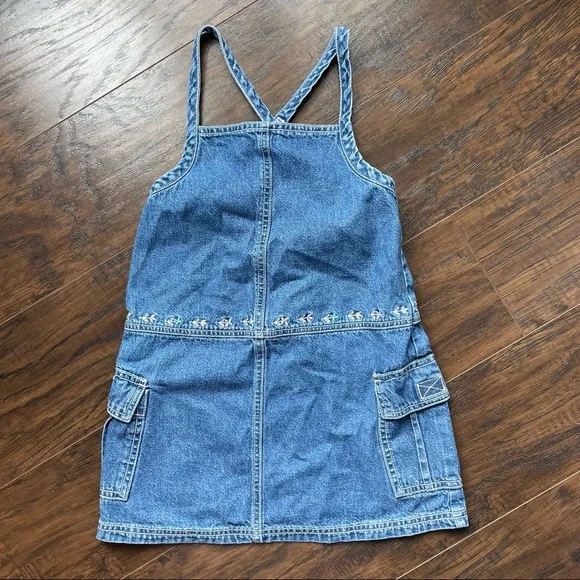 white christmas dresses Corbin Denim Halter Neck Mini Dress - US 4 main image 0